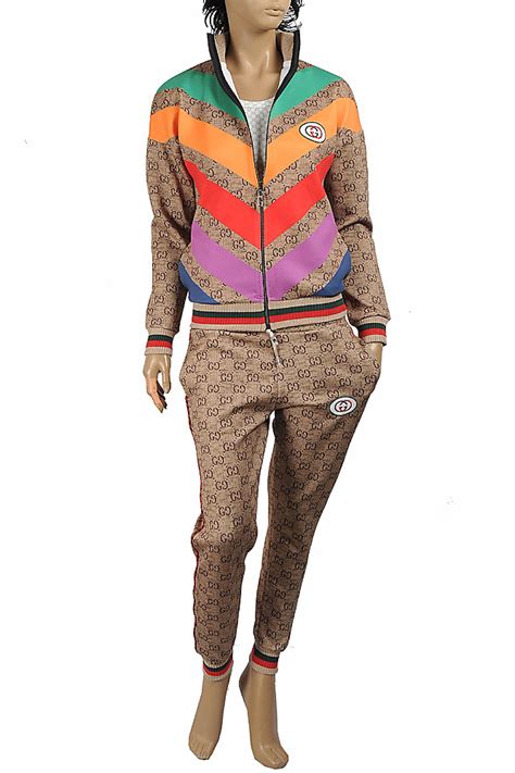 gucci ladies jogging suit|Gucci gg jacquard tracksuit.